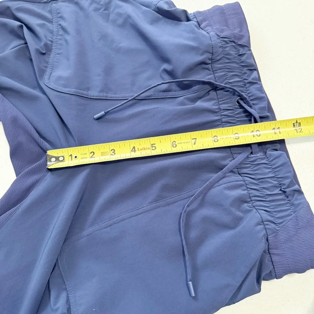 Lululemon Beyond The Studio High Rise Crop Pant Blue 6